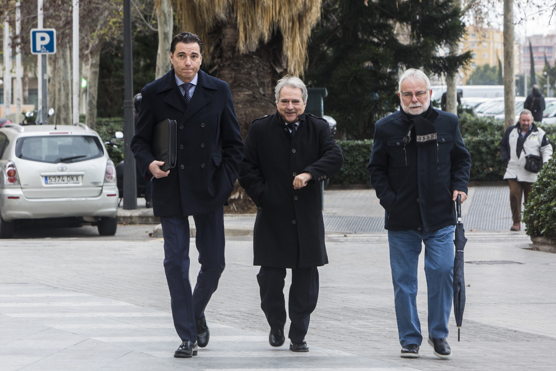 Alfonso Rus, en los juzgados de València. Foto: EVA MÁÑEZ - 