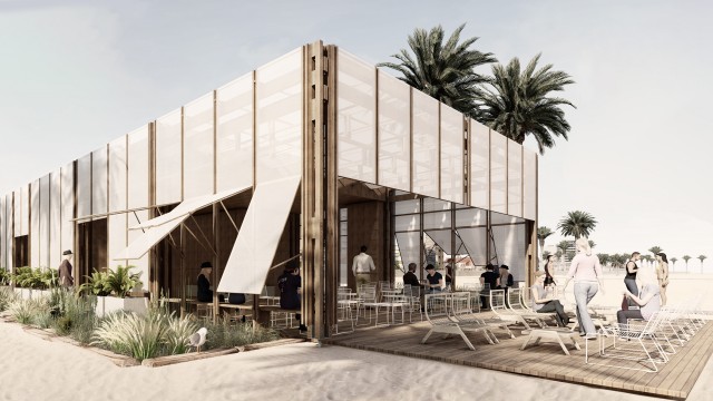 Estas son las líneas del futuro chiringuito de Gandia
