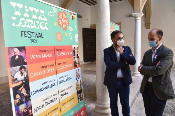 Ella Baila Sola, Víctor Manuel, Celtas Cortos o Ladilla Rusa, para las noches de verano de 'Viva Lorca'