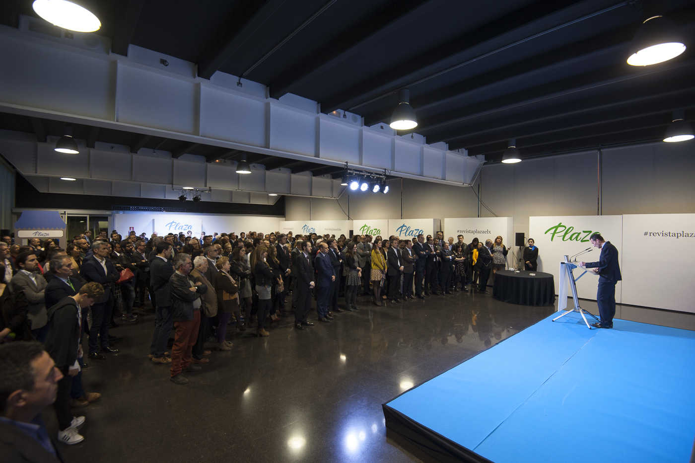 Un momento del acto de presentación de la revista 'Plaza'. - 