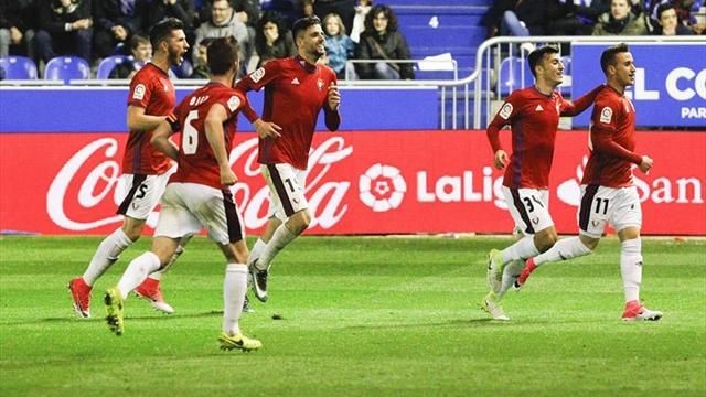 Un chispazo de Berenguer rescata tres puntos para Osasuna ante el Alavés