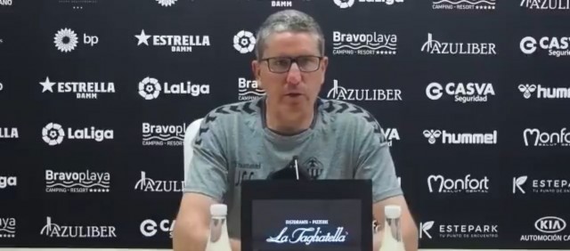 Garrido reconoce que el partido ante el Zaragoza “es decisivo”