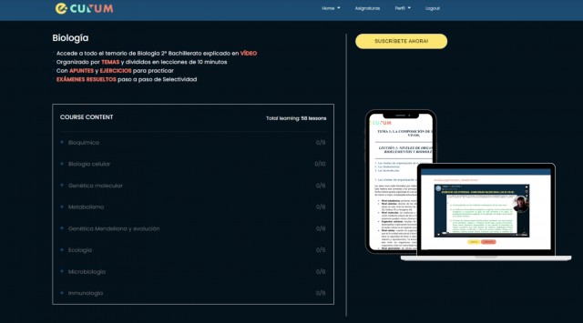 eCultum, la 'startup' valenciana para aprobar Selectividad
