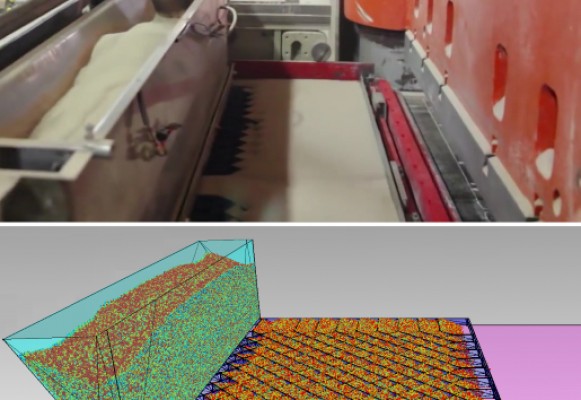 ITC y la Universidad de Gante crean un simulador de material en polvo para procesos industriales