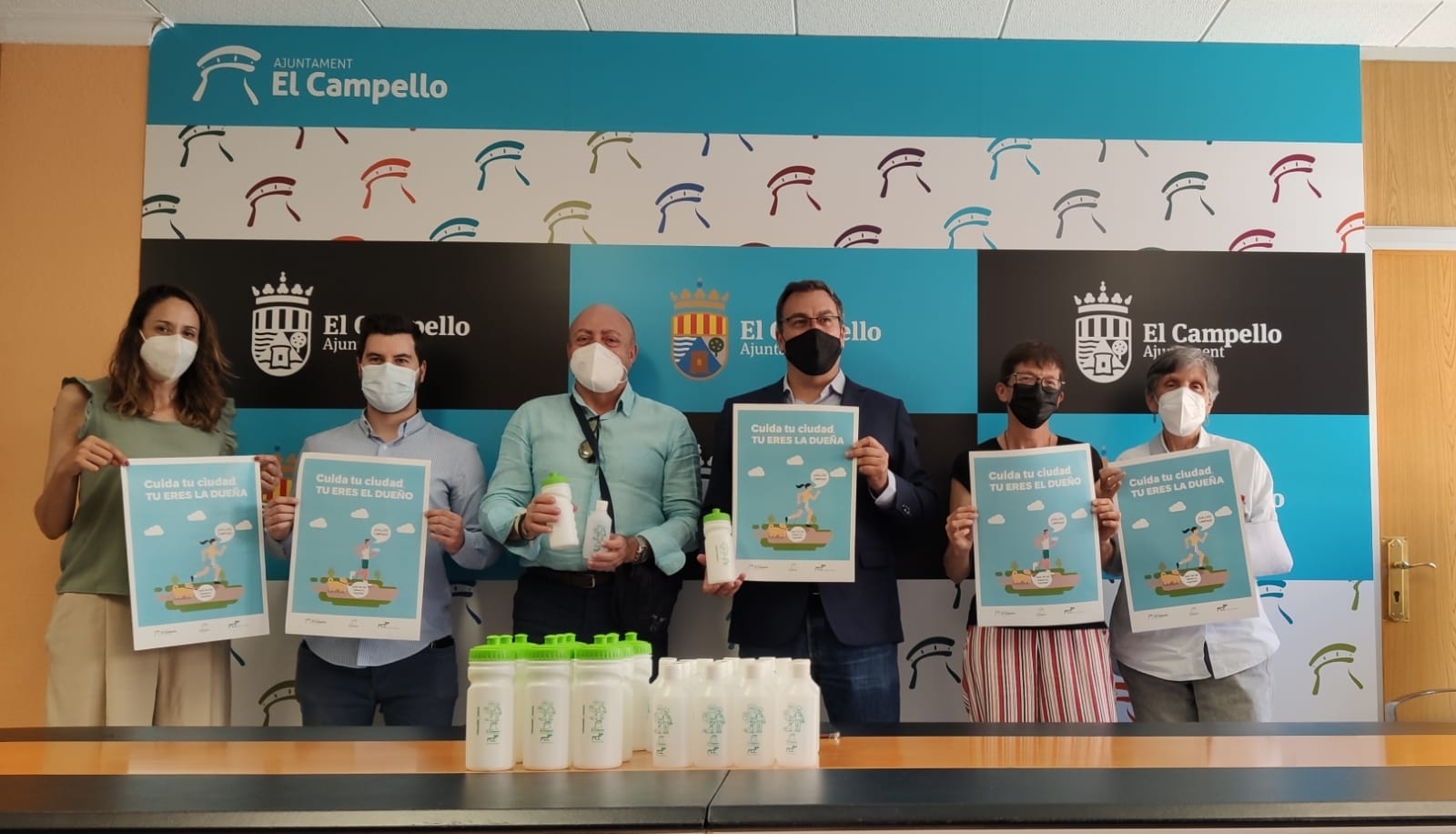 Durante la rueda de prensa de presentación de la campaña - 