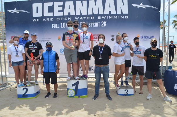Oropesa del Mar ya tiene a los primeros equipos ganadores de la Oceanman