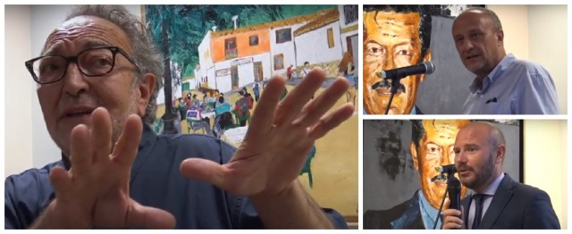 Rafa Rubio, Toni Gaspar, Orengo-Baleària... la simbólica exposición benéfica de Vera en su pueblo