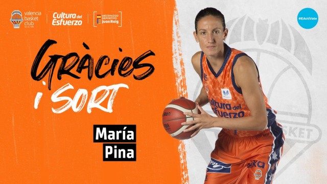 Valencia Basket confirma no renovará a Pina y agradece su ayuda