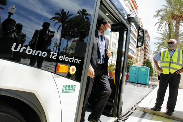 Alicante pone a prueba el autobús 100% eléctrico con un primer ensayo para valorar su rendimiento