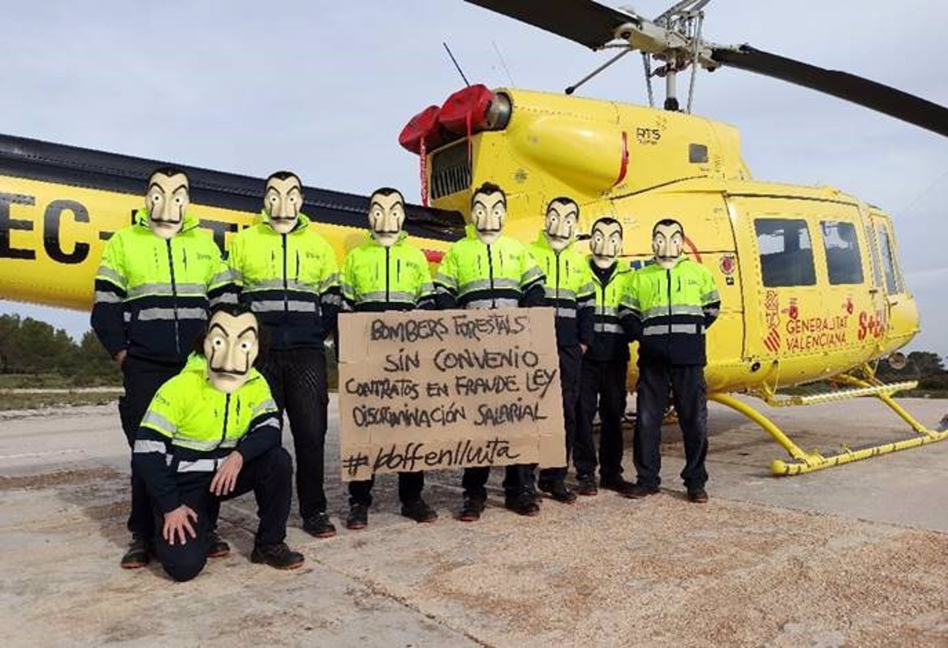 Los bomberos acusan al Consell de incumplir los acuerdos desde la subrogación del personal