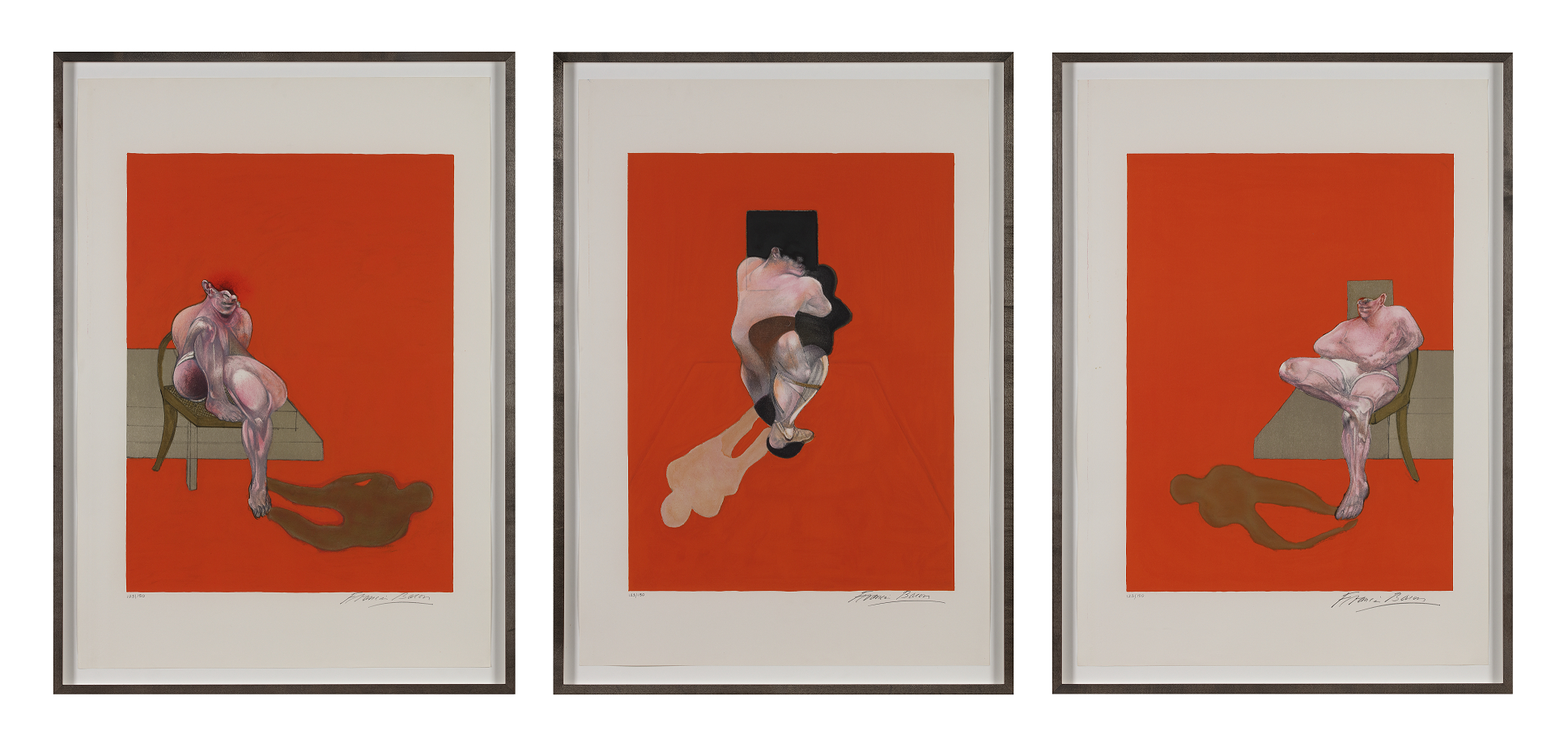Francis Bacon. 'Triptych 1983'. Litografía - 