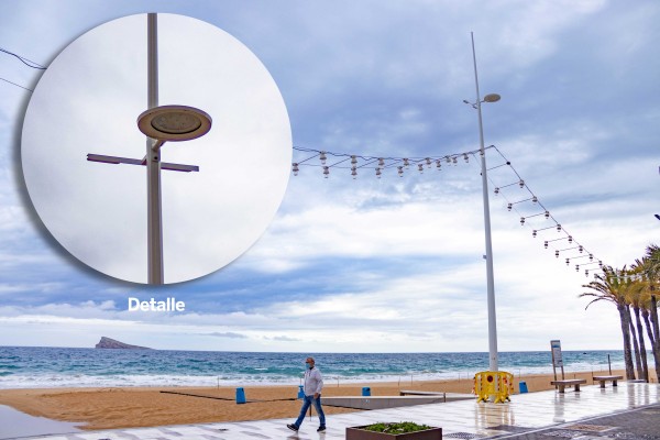 Benidorm implantará en Levante farolas y bancos que facilitan la instalación de elementos ‘smart’

