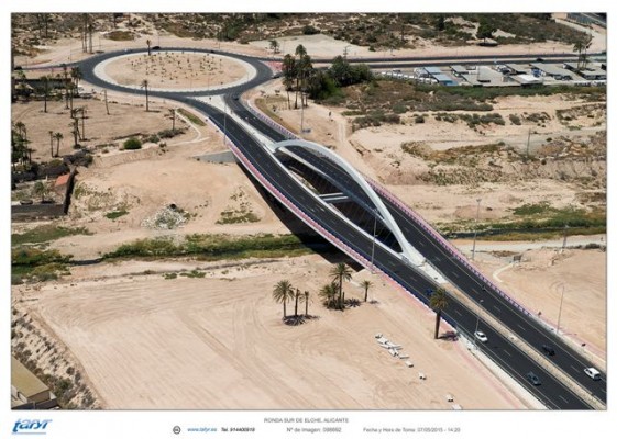 La circunvalación sur de Elche, mejor obra pública de la provincia de Alicante 