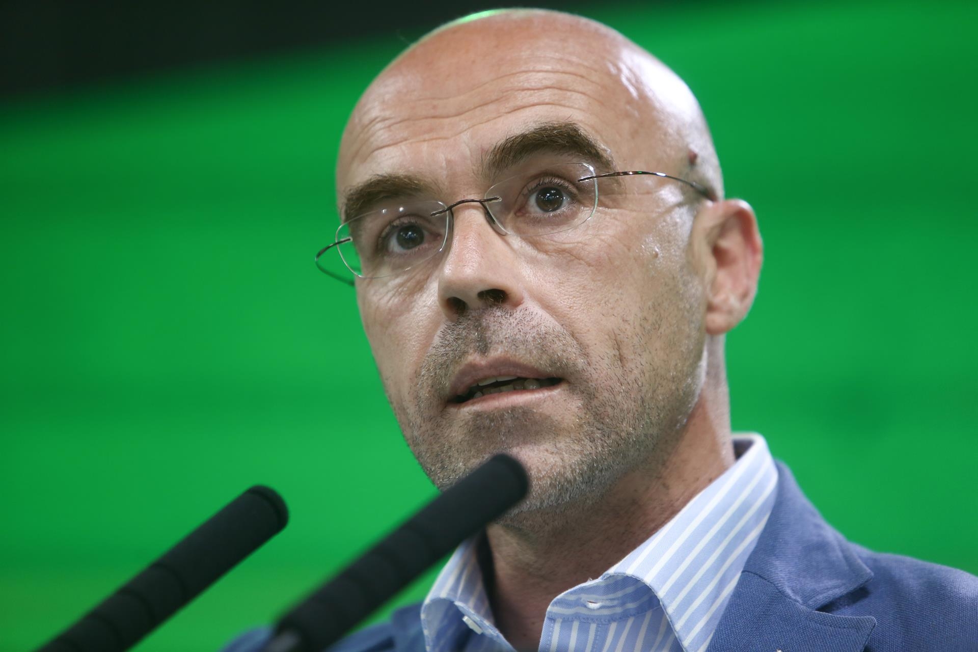 El vicepresidente primero de Acción Política y eurodiputado de Vox, Jorge Buxadé. Foto: RICARDO RUBIO/EP - 