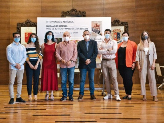 La Maquinista de Levante se 'viste' de arte para acoger el Festival del Cante de las Minas de La Unión
