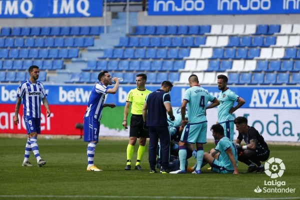 Postigo es duda contra el Barça por un esguince de tobillo