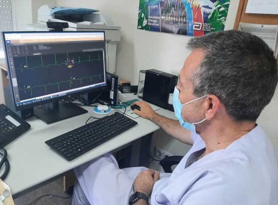 El General de Alicante implanta un proyecto piloto de electrocardiografía 
