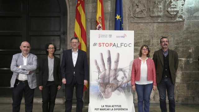 Puig incide en la prevención de los incendios: 