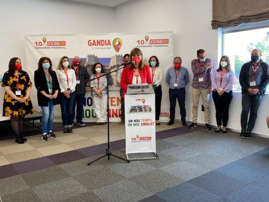 Rosa Atiénzar, reelegida secretaria general de FSS CCOO-PV
