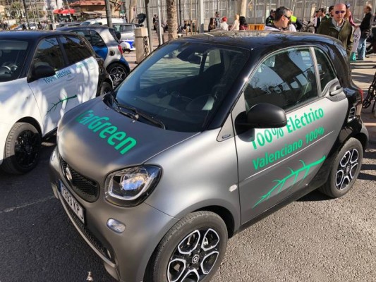 El 'carsharing' sale al ruedo en València ciudad con el fin del estado de alarma