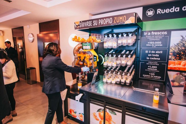 Mercadona implanta el zumo de naranja recién exprimido en toda España 
