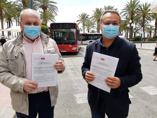 Lluvia de alegaciones de colectivos sociales y partidos al nuevo proyecto de bus de Alicante