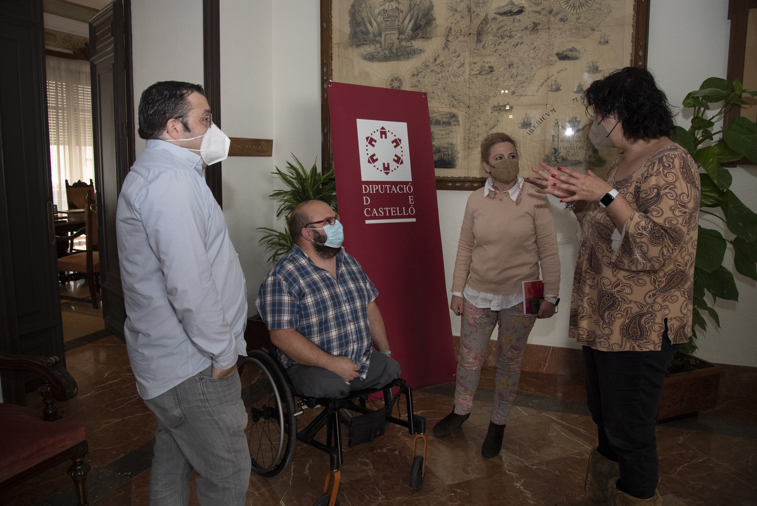 La Diputación y Cocemfe sientan las bases para la promoción del turismo inclusivo en la provincia