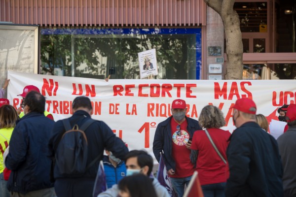Los refuerzos en Sanidad y su continuidad su cuelan en el 1º de Mayo de concentración