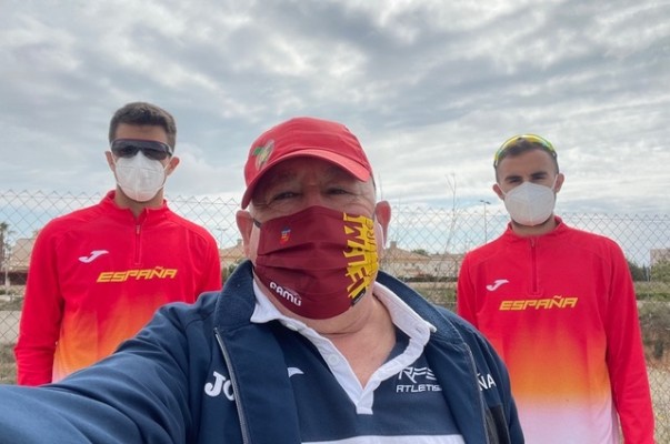 López Nicolás y Bermúdez preparan con Carrillo en Torrevieja el Europeo de marcha