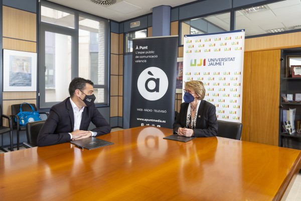 La UJI y À Punt lanzarán iniciativas para impulsar la igualdad efectiva entre mujeres y hombres
