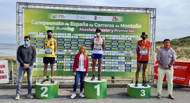 Antonio Martínez, medalla de bronce en el Campeonato de España de trail running