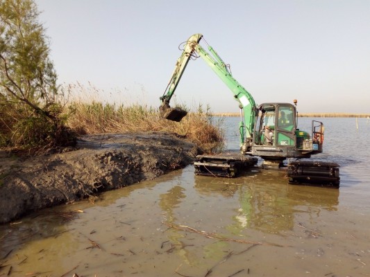 El Ayuntamiento desbroza más de 42.900 m2 de l'Albufera en el primer trimestre de 2021