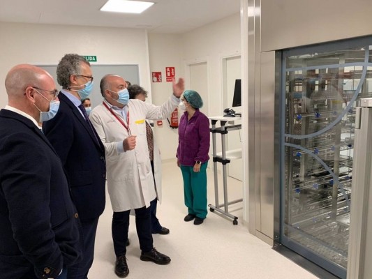 El hospital Rafael Méndez de Lorca estrena una central puntera para la esterilización de material 