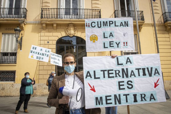 El CJC recomienda a la Diputació no ejecutar la variante de Pedralba hasta que se resuelva el PORN