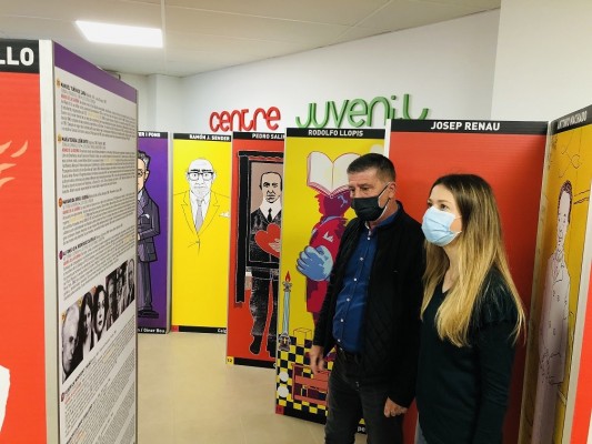 El Centre Juvenil de Finestrat expone 'Exili Il·lustrat