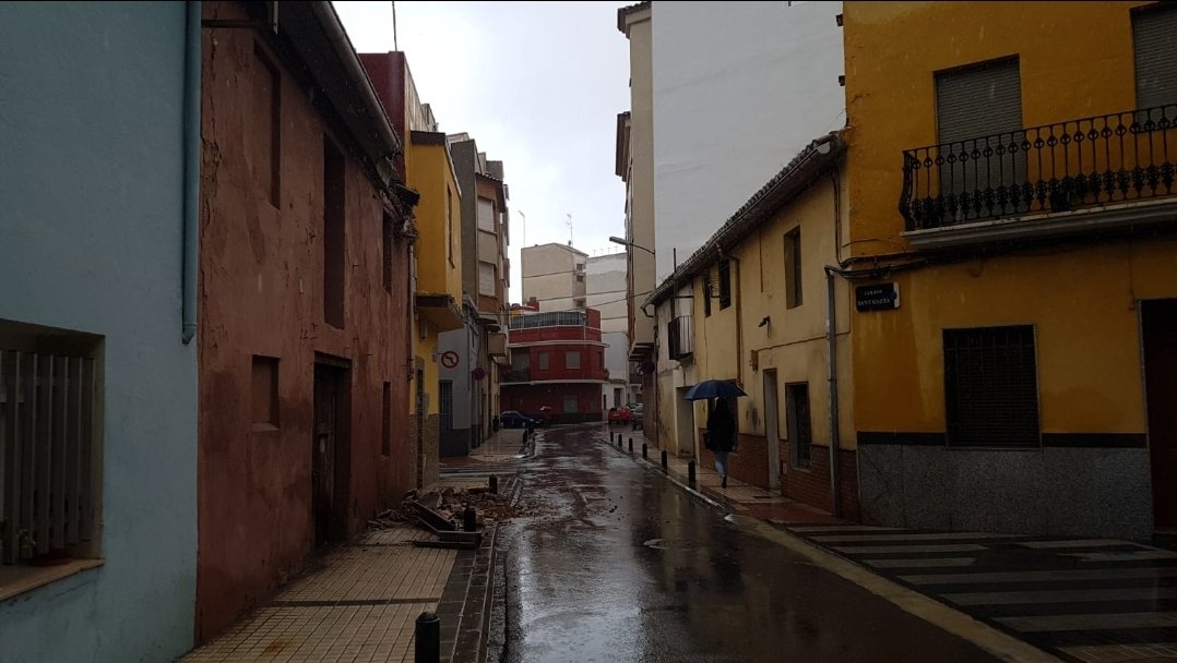 Nules supera los 80 l/m2 y Almenara 71 l/m3 acumulados hasta las 13 horas