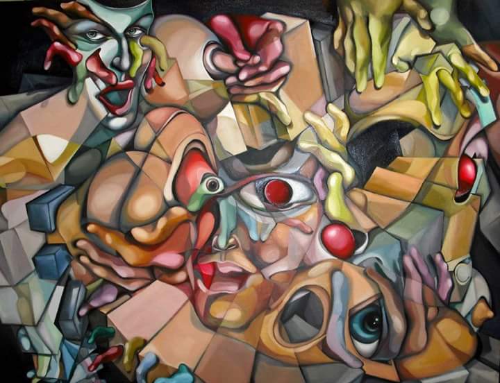 El juego de volúmenes, color y figuras surrealistas de Jorge Ortiz llega a la Sala Escena en Benicàssim