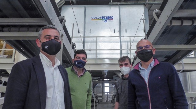 Chumillas Technology instala su innovador sistema de coloración en seco en Peronda Group 