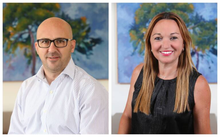 El alcalde, Guillermo José, y la exconcejala de Urbanismo, Susana Martínez - 