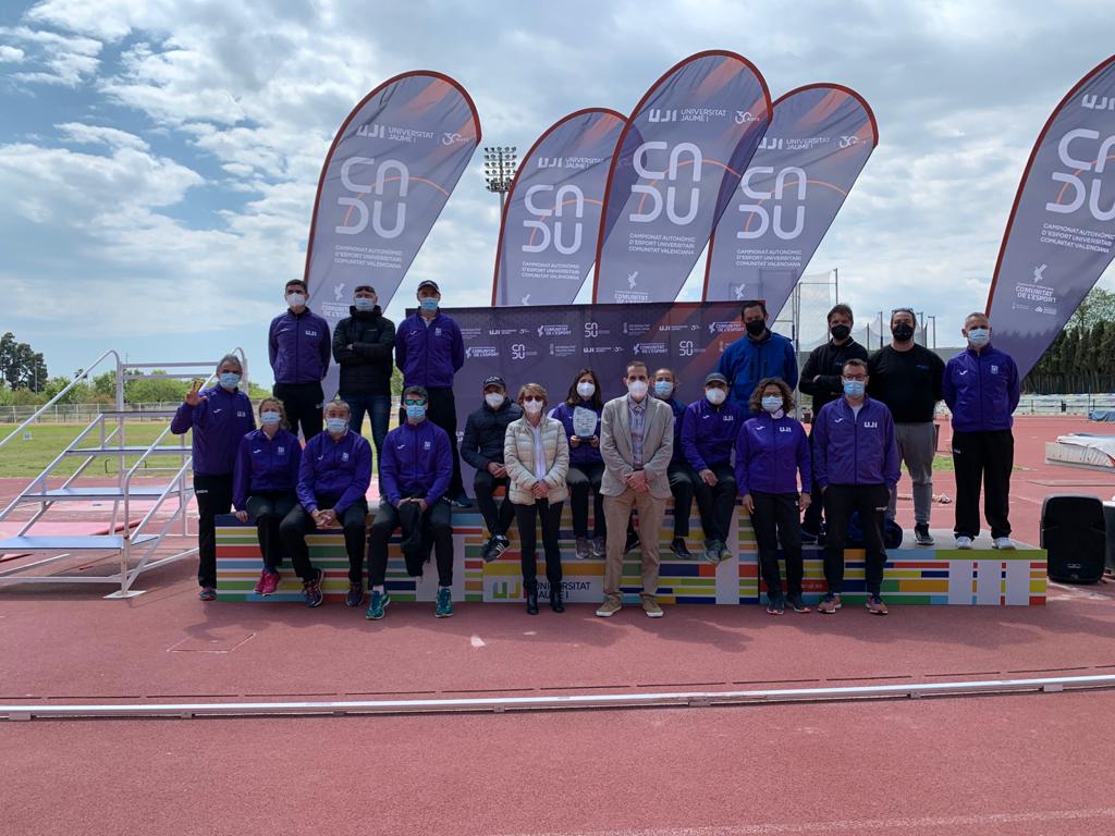 Las universidades de València, Castelló y Alicante consiguen el podio en el CADU de atletismo 