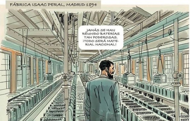 Un cómic sobre Isaac Peral repasa los logros del Quijote cartagenero que había leído a Verne