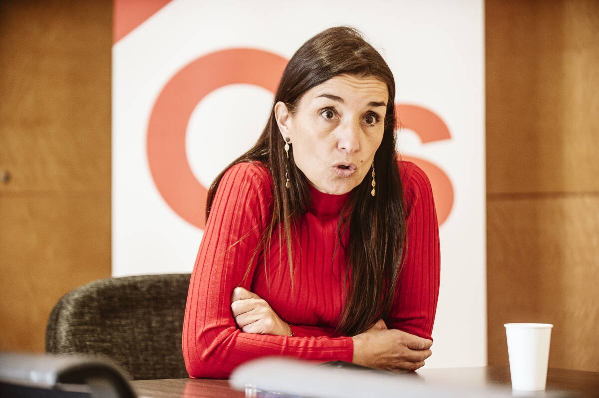 La nueva síndica de Ciudadanos en Les Corts, Ruth Merino. Foto: DANIEL DUART - 