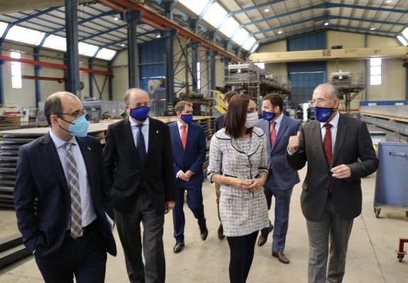 Miguélez no le pone plazos al centro de formación del metal naval, pero muestra su apoyo categórico