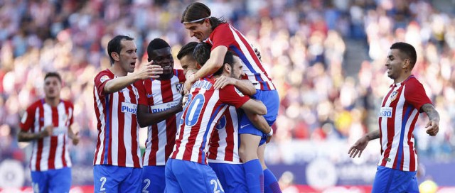 El Atlético gana 3-0 al Osasuna y se hace fuerte en el tercer puesto