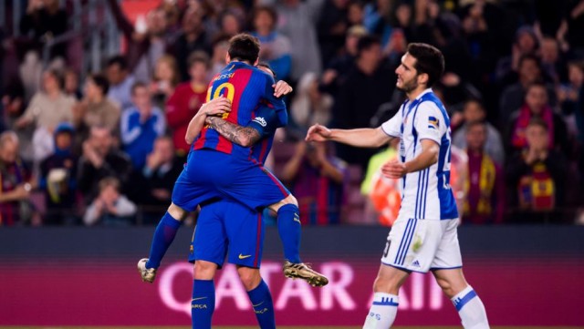 El Barcelona gana con sufrimiento a la Real Sociedad y sigue en la pelea por la liga