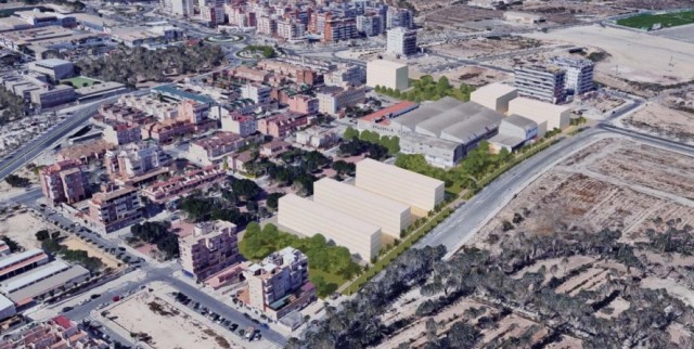 Así quedará el sector E-45 de Elche en Altabix con 266 viviendas: integrará la gran nave industrial 