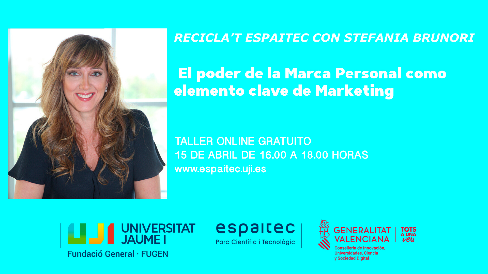 Recicla't Espaitec organiza un taller online sobre marca personal como elemento clave de marketing