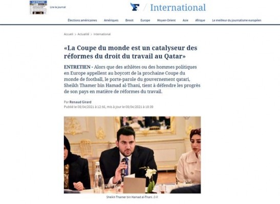 El Gobierno de Qatar desmonta las acusaciones contra el Mundial y defiende las reformas laborales en el país avaladas por la OIT
