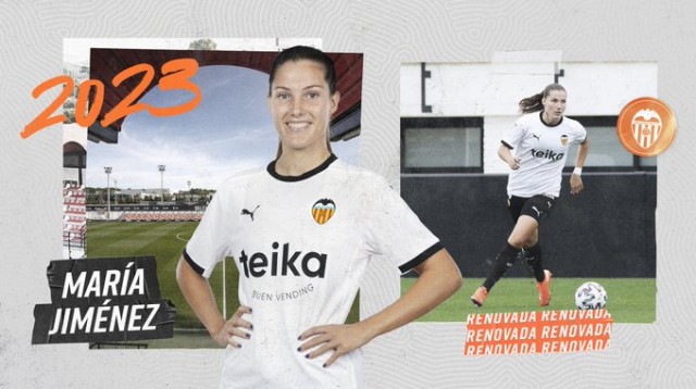 María Jiménez renueva con el Valencia hasta 2023