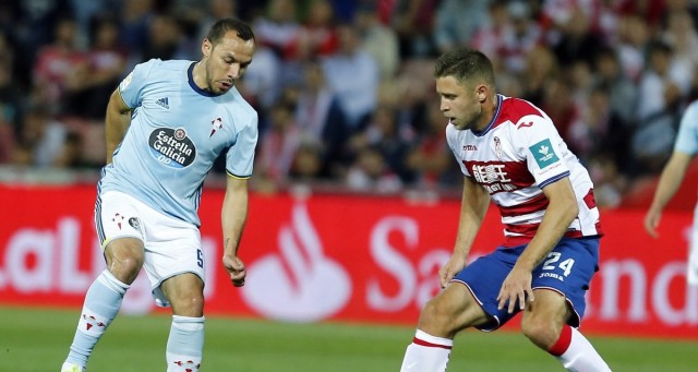 El Celta golea a un pobre Granada que no mejora con Adams y que se hunde